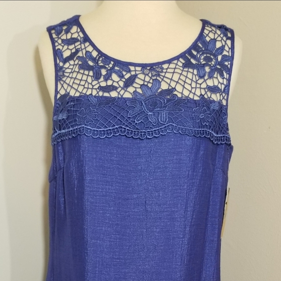 NWT! CREMIEUX MARILYN BLUEBERRY DRESS (6) - Picture 5 of 12